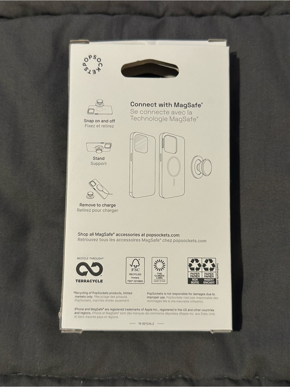 BRAND NEW PopSockets Magnetic Phone Grip & Stand for MagSafe (Black) - Picture 4 of 4